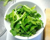 春菊と牛肉の甘辛炒め☆野菜炒め#ソテー作り方1写真