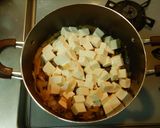 寒い日にあったか肉豆腐・簡単、鍋ひとつ！作り方3写真