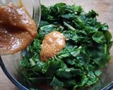 箸が伸びる★青菜のピーナッツ味噌和え作り方5写真