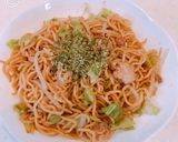 レンジで簡単！焼かないモチモチ焼きそば！作り方7写真