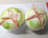 ご飯鍋で簡単丸ごと玉ねぎスープ作り方2写真