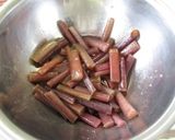 【やまなしの食】いもがらの酢漬け作り方4写真