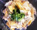 蕪、柿、ブルーチーズのサラダ作り方6写真