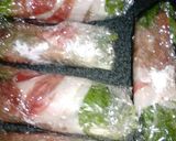 梅干しと水菜のしゃぶしゃぶ巻き作り方8写真