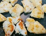 簡単＊鶏むね肉のハニーマヨマスタード焼き作り方2写真