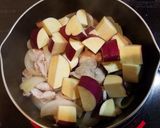 豚肉とさつまいもの甘辛煮作り方4写真