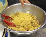 パスタの梅しらす和え作り方3写真