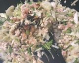 鶏ひきとパクチーの中華炒め作り方6写真