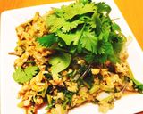 鶏ひきとパクチーの中華炒め作り方8写真