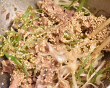 サバの水煮缶でネギ味噌和え【作り置き】作り方2写真