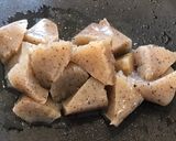 親芋とコンニャクの柚子味噌田楽小松菜添え作り方4写真