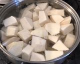 親芋とコンニャクの柚子味噌田楽小松菜添え作り方3写真