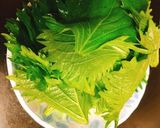 簡単♪大葉のジェノベーゼソース作り方1写真