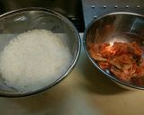 牡蠣の旨味でキムチ雑炊！(辛旨牡蠣雑炊)作り方3写真