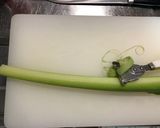 青ズイキのお汁作り方1写真