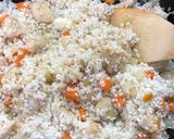 炊飯器でチキンピラフ作り方4写真
