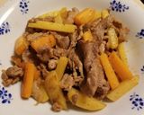 豚肉ポテト人参のオーロラソース炒め作り方6写真