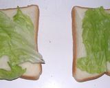 さんま蒲焼缶とレタスのなつかしサンド作り方2写真