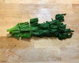 春菊とベーコンのおひたし作り方4写真