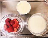 一人暮らしのストロベリーシェイク作り方1写真
