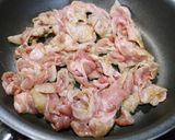 簡単！カブの葉の豚しょうが焼き作り方3写真