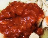 とろっと煮込むチキンライスのオムライス作り方2写真