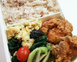 お弁当！きくらげとほうれん草の玉子炒め作り方4写真