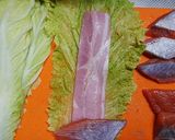 鮭のベーコン巻きクリームロール白菜作り方5写真
