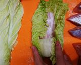 鮭のベーコン巻きクリームロール白菜作り方7写真