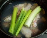 体ポカポカ◆かぶと鶏肉の塩麹生姜スープ作り方2写真