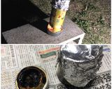 空き缶とツナ缶で炊飯サバイバル作り方3写真