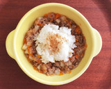 離乳食後期 蕪とひき肉のそぼろあんかけ作り方9写真