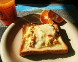 卵とチーズのトースト❤トースターで簡単作り方2写真