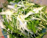 柚子ドレッシングで柿と大根・水菜のサラダ作り方4写真