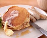 卵・牛乳を使わないイースト・パンケーキ。作り方5写真