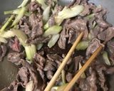 牛肉とセロリのトマトあんかけ作り方3写真