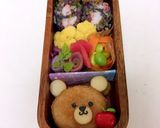 赤カブ浅漬けおにぎり くまチキンカツ弁当作り方4写真