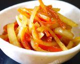 大根の皮で作る！豚ばら大根＊味噌煮込み作り方8写真