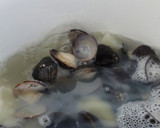 大和しじみとじゃがいもの味噌汁作り方6写真