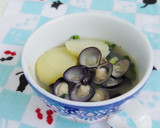 大和しじみとじゃがいもの味噌汁作り方9写真