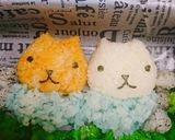 カピバラ温泉♪『カピバラさん』弁当♡冬弁作り方6写真