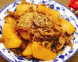 男子も喜ぶ♪大根と豚コマの炒め煮☆作り方3写真