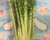 聖護院大根（大根）の葉っぱの炊き込みご飯作り方1写真
