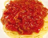 ミートソースパスタ(麻婆リメイク版)作り方6写真