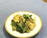 セロリと卵炒め中華風＊作り方4写真