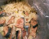 北海道新巻鮭の飯寿司 樽漬け作り方16写真