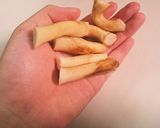 椎茸の石づき貝柱風炒め作り方2写真