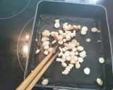 椎茸の石づき貝柱風炒め作り方4写真