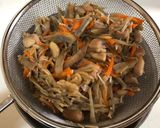 鶏ごぼうの炊き込みご飯作り方7写真