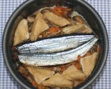 乾燥野菜と乾燥きのこサンマ干物で五目御飯作り方27写真